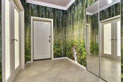 Hallways made of plastic panels photo