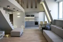 Apartment design two-level ceilings