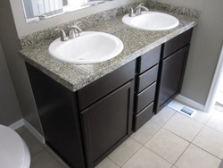 Washbasin On The Countertop In The Bath Photo