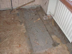 Bathroom Floor Renovation Photo