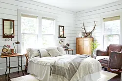 Bedroom design in country style
