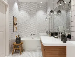 Bath tile photo scandinavian style