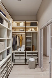 Dressing room in a room 18 sq m layout photos your own