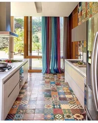 Patchwork kitchen design
