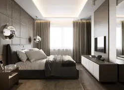Bedroom Interior In A Two-Room Apartment