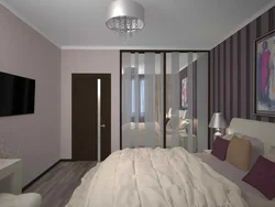 Интерьер спальня в двухкомнатной квартире