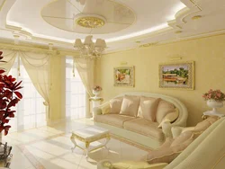 Фото потолков в гостиной в классическом стиле