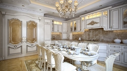 Rococo kitchens in the interior style