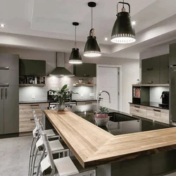 Kitchen design in contemporary style