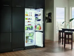 Встроенный Холодильник В Интерьере Кухни Фото