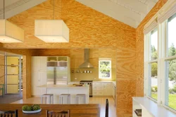 Wooden House Kitchen Room Design