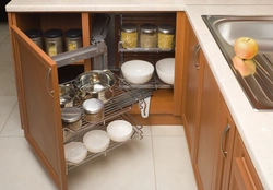 What types of kitchen cabinets are there? photo