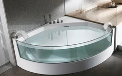 Bathtub With Glass Photo