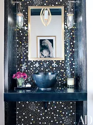 Bathroom Design With Mirror Mosaic