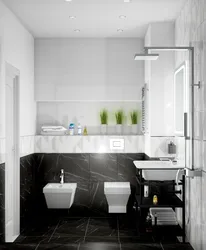 Photo of a bathroom and toilet in white