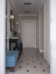 Photo of floors in a narrow hallway