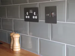 Sockets And Switches In The Kitchen Interior