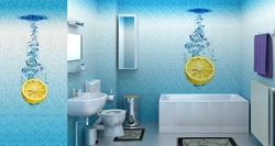 Pvc tiles for bathroom photo design