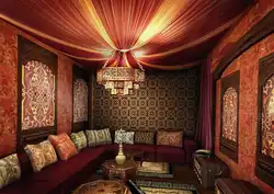 Oriental living room interiors photo