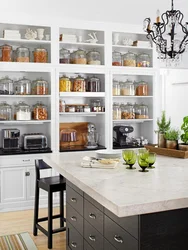 Open Shelves In The Kitchen Photo