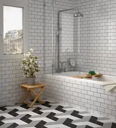Hog tile in the bathroom photo design