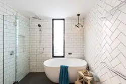 Плитка кабанчик в ванной фото дизайн
