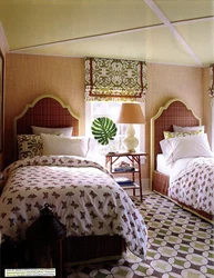 Дизайн спальни с 2 кроватями