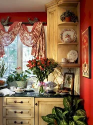 Photo of flowers at home in the kitchen