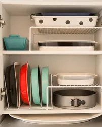 Storage in the kitchen photo how to organize