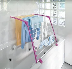 Clothes Dryer Design In The Bathroom