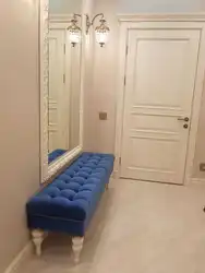 Sofa in the hallway interior