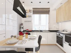 Дизайн маленькой кухни с окном в квартире