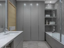 Built-in bathroom cabinets photo