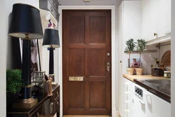 Kitchen interior with two doors