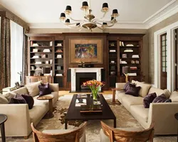 Interior furniture arrangement living room