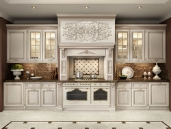 Kitchen facades in classic style photo