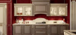 Kitchen facades in classic style photo