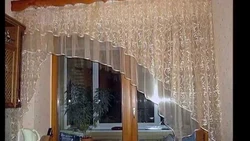 Curtain arch for the kitchen photo