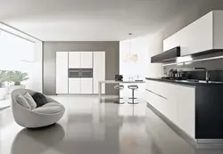 Modern kitchen design 2023 in white