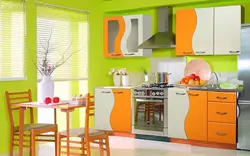 How to choose wallpaper for the kitchen according to the color of the set photo