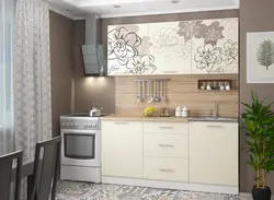 How to choose wallpaper for the kitchen according to the color of the set photo