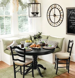 Round Table For Kitchen Interior Design Photo