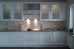 White Glass Kitchen Photo