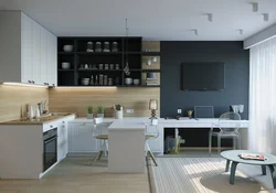 Kitchens In A Studio Apartment 25 Sq M Photo