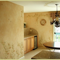 Types of plaster for the kitchen photo