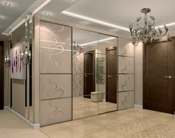 Modern Mirrored Wardrobes In The Hallway Photo