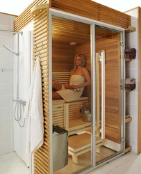 Hammomdagi uyda sauna fotosurati
