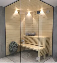 Hammomdagi uyda sauna fotosurati