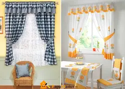 DIY Short Curtains For The Kitchen Photo