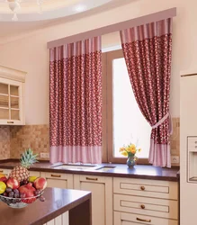 Modern design of curtains for the kitchen photo new items